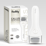 Vandelay (UK) CQR-FC650 Foot Callus and Dead Skin Removal Device, Pedicure Device for Feet Care (White)