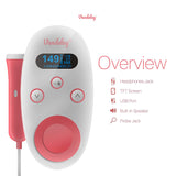 Vandelay Ultrasonic Fetal Doppler Heart Rate Monitor
