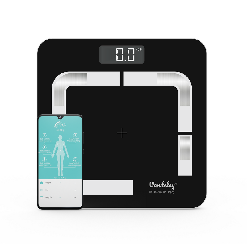 Vandelay Smart Digital Bluetooth BMI Electronic Weighing Scale, Personal  Bathroom Body Weight Machine for Home - SMART HOME MARKETPLACE