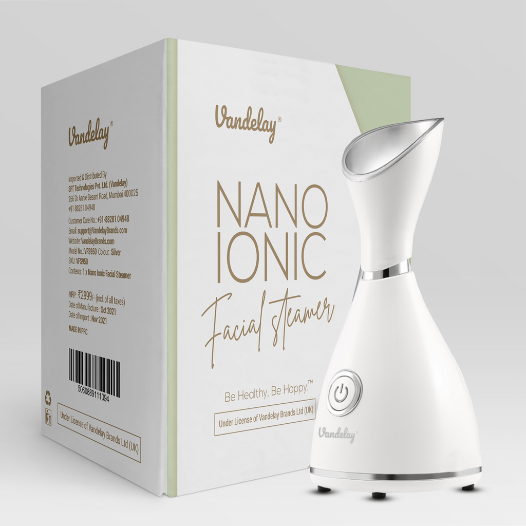 Vandelay® Facial Nano Steamer - For Cough, Cold, Beauty & Sinus