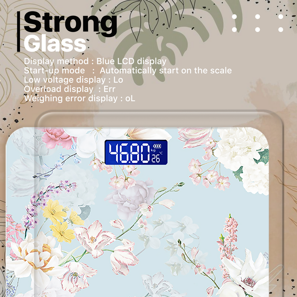 Vandelay Spirit Series Digital Electronic Weighing Scale ( Sweet Blossom )