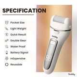 Vandelay CQR-FC800 Rechargeable Foot Callus Remover (White)